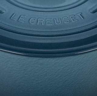 Le Creuset 酷彩 铸铁圆形汤锅 24cm 蓝色