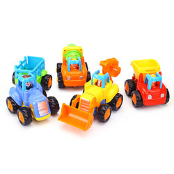 汇乐玩具（HUILE TOYS）快乐工程队 326C/326D 惯性动力工程车男孩玩具车模型 单只装 款式颜色随机发货