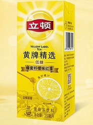 立顿/Lipton 红茶 黄牌精选250ml*6 蜂蜜真柠檬 低糖 果味茶饮料