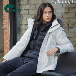 NEPA耐葩 羽绒服鹅绒内胆防泼水派克外套男 7G72062