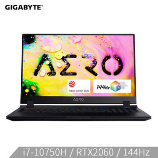 技嘉GIGABYTE AERO17  KB 17.3英寸轻薄设计师游戏笔记本(十代