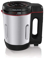 Morphy Richards 摩飞 Richards 501027 紧凑型Saute & 汤机 900W 1升 拉丝铝和黑色