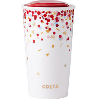 COSTA咖世家马克杯 创意陶瓷随行杯子情侣杯咖啡杯牛奶杯带盖办公室水杯茶杯 守望之心300ml