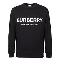BURBERRY 博柏利 男士圆领卫衣 80113571 黑色 XL