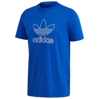 阿迪达斯 ADIDAS 三叶草 男子 TREFOIL TEE OUT 运动 T恤 GF4098 L码