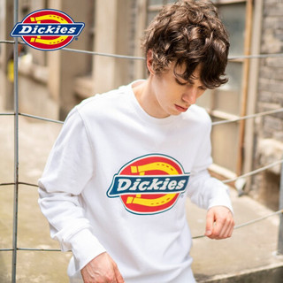 Dickies FW20秋冬卫衣 多色logo 圆领卫衣 卫衣男 秋冬 休闲上衣 DK006861 白色 XL