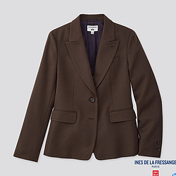 优衣库 UNIQLO 优衣库 432073  女款羊毛混纺茄克