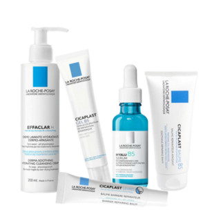 La Roche-Posay 理肤泉B5舒缓修护系列（凝露40ml+精华30ml+洁面慕斯200ml+唇膏7.5ml+疤痕修护霜40ml）