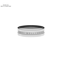 丹尼尔惠灵顿(DanielWellington)dw戒指饰品简约银色男女对戒情侣指环尺寸:15(中国码)DW00400105