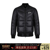 耐克 NIKE 男子 羽绒服 AS M NSW DWN FIL WR BOMBER JKT 运动服 CU4403-010 黑色 2XL码