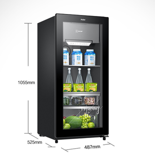 Haier 海尔 LC-121D 直冷冰柜 121L 墨晶黑