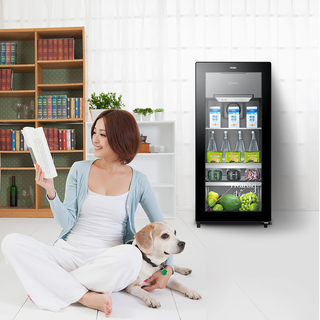 Haier 海尔 LC-121D 直冷冰柜 121L 墨晶黑