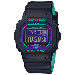 CASIO 卡西欧 G-SHOCK系列 42.8毫米太阳能电波腕表 GW-B5600BL-1A