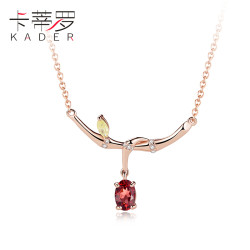 KADER 卡蒂罗 XL0022 女士纯银锁骨项链