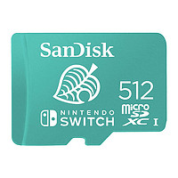 SanDisk 闪迪 microSD存储卡 动物森友会联名版 512GB