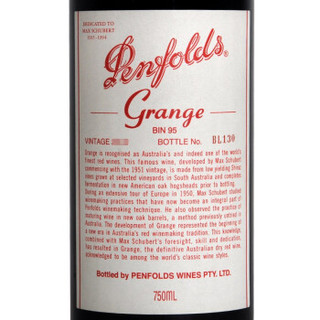 奔富 Penfolds 红酒 澳大利亚进口红葡萄酒 750ml*6瓶 整箱装 奔富葛兰许