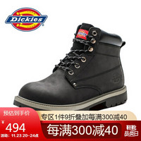 Dickies 帝客 高帮马丁靴男英伦风情侣工装靴 194M50LXS26 黑色(男款) 41