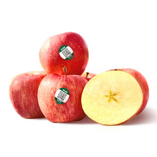 农夫山泉 17.5°苹果 新疆阿克苏苹果 平安果 水果礼盒 早熟富士中果15枚 果径约75-80mm