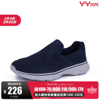 SKECHERS 斯凯奇 Go Walk 4 男士健步鞋 54167/NVGY 海军蓝色/灰色 42.5