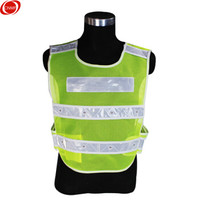 谋福(CNMF) LED带灯反光马甲 施工环卫反光衣 骑行安全服(带灯款 反光背心)8681