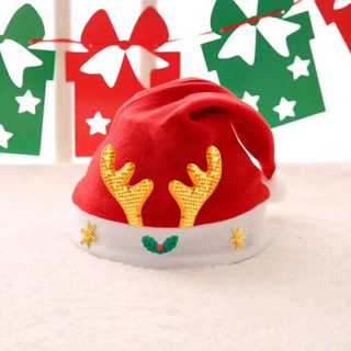 晟旎尚品 圣诞帽圣诞节头饰装饰品圣诞树配件挂件 鹿角圣诞帽