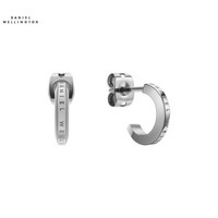 丹尼尔惠灵顿(DanielWellington)耳环DW手表专属搭配时尚百搭简约银色耳钉简约耳饰DW00400147