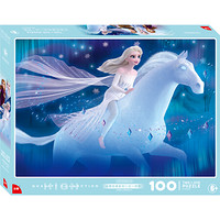 迪士尼(Disney)儿童进阶拼图玩具二合一 冰雪奇缘公主女孩礼物3-6岁(古部拼图100片+200片)11DF3003314S