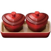  Le Creuset 酷彩 迷你心形珐琅彩小碗 2个装