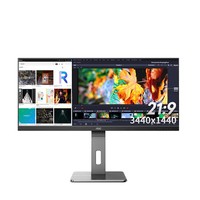 AOC 冠捷 U系列 U34P2/BS 34英寸 IPS FreeSync 显示器(3440×1440、75Hz、119%sRGB）