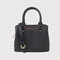 Michael Kors 迈克高仕MK 女士牛皮革单肩手提包 黑色35H9GGFC4L-BLACK