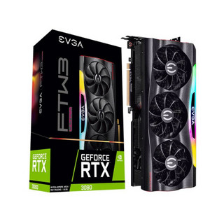 EVGA GeForce RTX 3080 FTW3 ULTRA 显卡 10GB