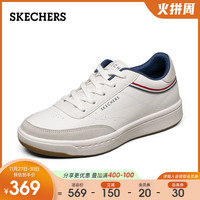 Skechers斯凯奇女士街拍潮流小白鞋板鞋时尚低帮运动休闲鞋74430