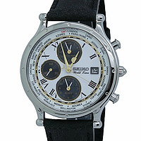 超值黑五、银联爆品日：SEIKO 精工 Essentials SPL055 男士世界时腕表