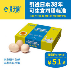 黄天鹅   可生食鲜鸡蛋  单枚50g*20枚 (精选装)