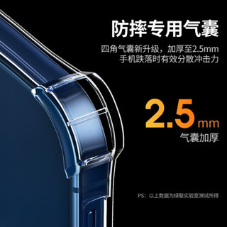 UGREEN 绿联 苹果12Pro Max手机壳通用iPhone12Pro Max6.7英寸透明气囊防摔壳超薄TPU软边手机套男女款