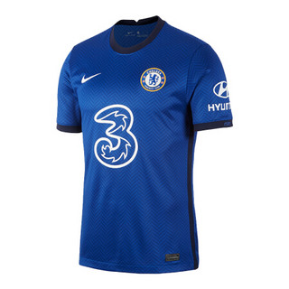 耐克NIKE 男子 T恤 切尔西 联赛 足球短袖 CFC M NK BRT STAD JSY 短袖文化衫 CD4230-496灯草蓝色XL码