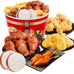  大江食品 炸鸡全家桶套餐 1950g *3件