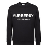 BURBERRY 博柏利 男士圆领卫衣 80113571 黑色 S