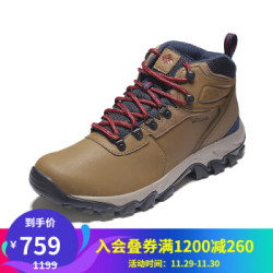 columbia哥伦比亚户外20秋冬新品男子抓地防水徒步登山鞋bm397023442