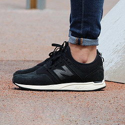 new balance 247系列 女款低帮运动小黑鞋