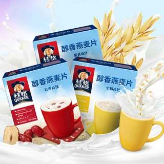 QUAKER 桂格 即食燕麦片特浓牛奶冲饮醇香540g