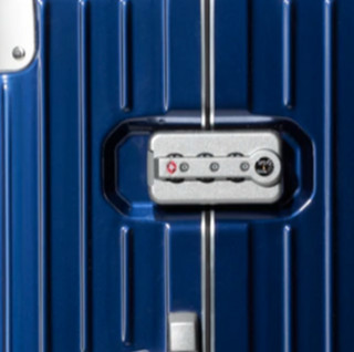 RIMOWA HYBRID系列聚碳酸酯镁铝合金万向轮TSA海关锁拉杆箱88352604 亮蓝20英寸