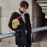 GXG 184826001000 男士羊毛混纺大衣