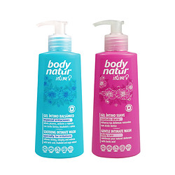 body natur 美体舒 女性私处护理液洗液 200ml+敏感洗液 200ml