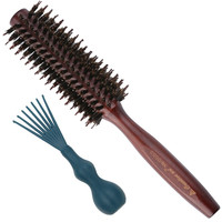 Creative art 梳子 猪鬃毛女男木质卷发梳 #0552