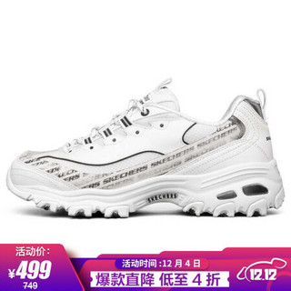 斯凯奇 SKECHERS 休闲鞋 女子运动鞋 老爹鞋 熊猫鞋 149232/WBK 白色/黑色 35.5码 US5.5码