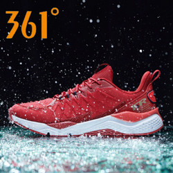 361度跑步鞋男鞋冬季新款防水雨屏运动鞋男耐磨缓震跑鞋