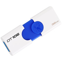 Kingston 金士顿 DataTraveler系列 DT106 青春版 USB 3.1 U盘 蓝白色 32GB USB