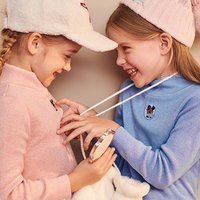 [清仓]minipeace童装女童多色套头迪士尼毛套衫米妮刺绣儿童毛衣