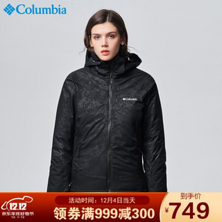 Columbia哥伦比亚棉服女户外秋冬防水透湿奥米热能保暖抗寒棉衣 WR0239 010 S